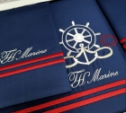 Pościel satyna bawełniana NAVY BLUE