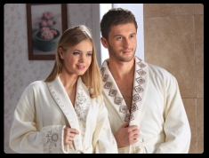 SZLAFROK MĘSKI OLIVIA CREAM